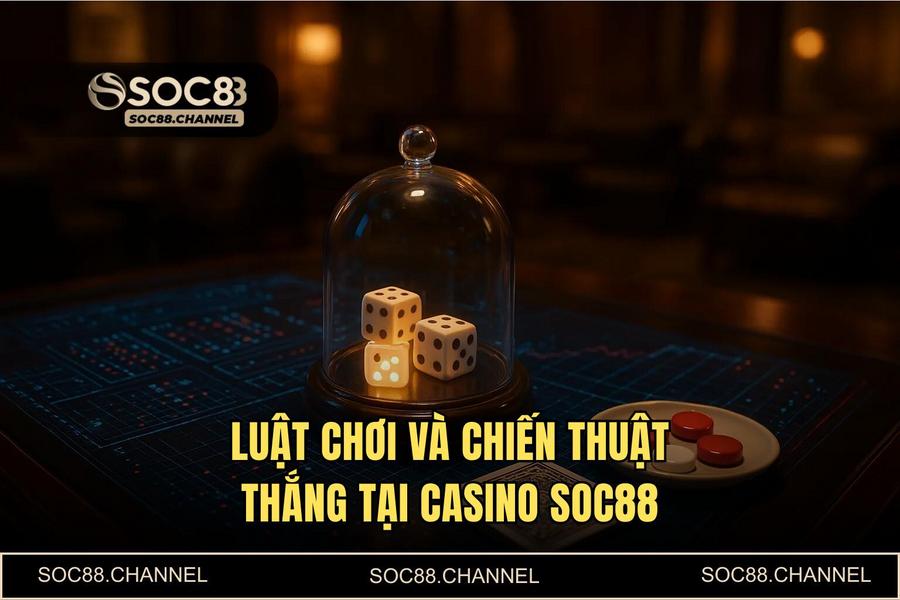 Luật chơi casino SOC88 chi tiết và các cửa đặt cược tỷ lệ ăn cao nhất