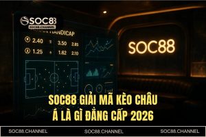 Kèo châu á là gì? Giải mã thuật toán AI & Biến động Odd 2026 tại SOC88
